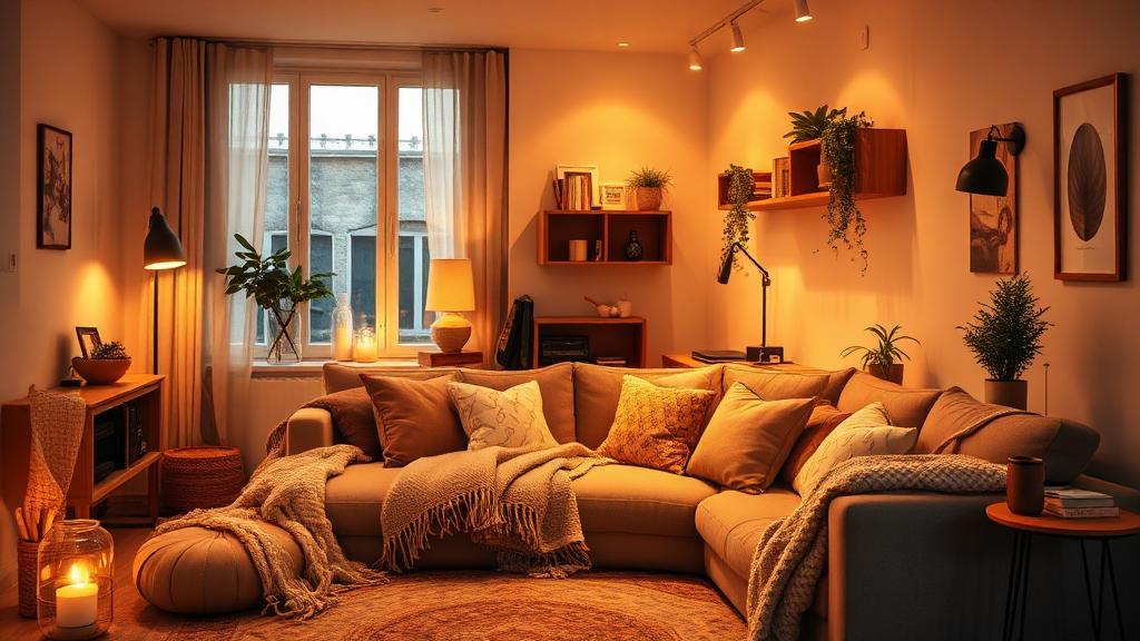 Cozy new home interior